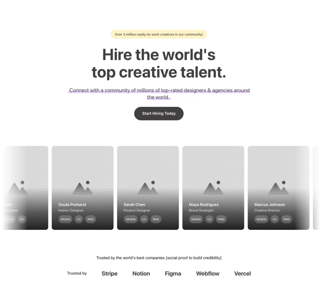 Hero Dribbble Configurable
