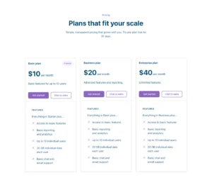 Pricing Table 01